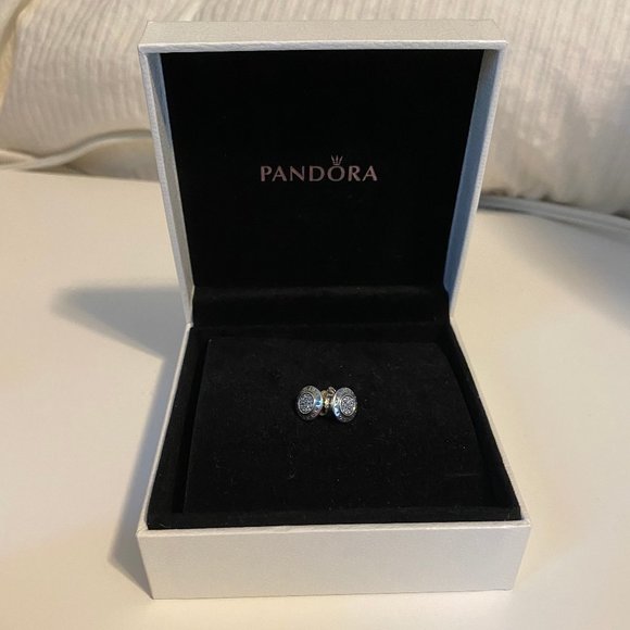 Pandora Jewelry - Sparkling Pandora Logo Stud Earrings